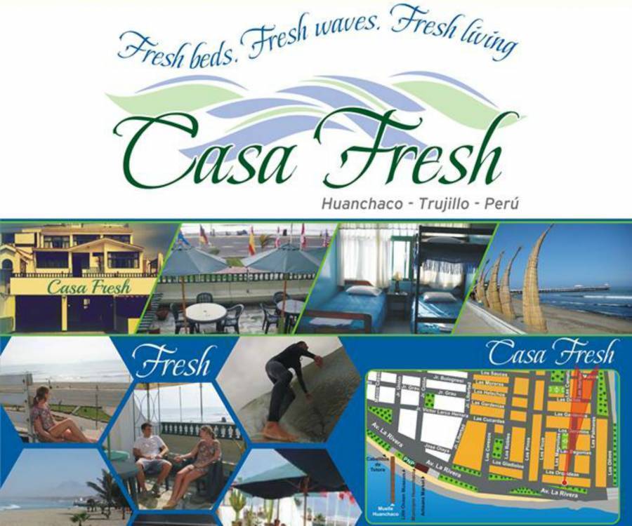Casa Fresh, Huanchaco, Peru, Peru hotels and hostels